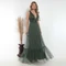 Vestido De Amarrar Três Marias VESTIDO LONGO Gala Nobre Moda Festa VERDE OLIVA P