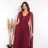 Vestido três listras pequenas com capa VESTIDO DE FESTA Gala Nobre Moda Festa