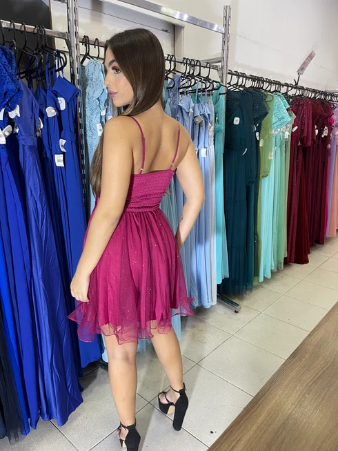 Vestido de Alcinha Acinturado da Gala Nobre Moda Festa