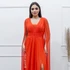 Vestido Três Listras Pequenas com Capa da Gala Nobre Moda Festa