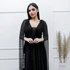 Vestido Três Listras Pequenas com Capa da Gala Nobre Moda Festa