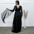 Vestido Três Listras Pequenas com Capa da Gala Nobre Moda Festa