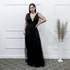 Vestido de Amarrar Três Marias da Gala Nobre Moda Festa - PRETO