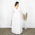 Vestido Três Listras Pequenas com Capa da Gala Nobre Moda Festa