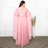 Vestido Três Listras Pequenas com Capa da Gala Nobre Moda Festa