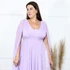 Vestido Três Listras Pequenas com Capa da Gala Nobre Moda Festa