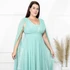 Vestido Três Listras Pequenas com Capa da Gala Nobre Moda Festa