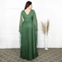 Vestido Três Listras Pequenas com Capa da Gala Nobre Moda Festa