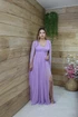 Vestido Três Listras Pequenas com Capa da Gala Nobre Moda Festa