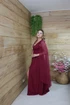 Vestido Três Listras Pequenas com Capa da Gala Nobre Moda Festa