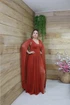 Vestido Três Listras Pequenas com Capa da Gala Nobre Moda Festa