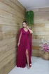 Vestido três listras pequenas com capa VESTIDO DE FESTA Gala Nobre Moda Festa