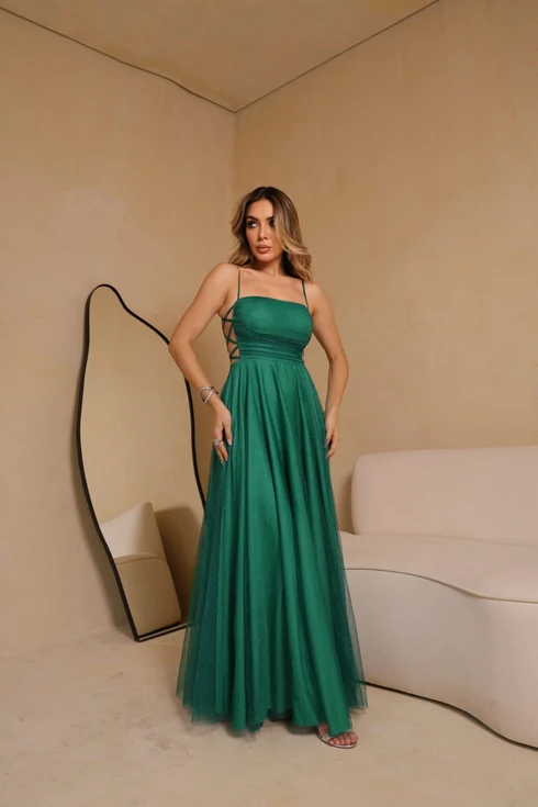 VESTIDO DECOTE LATERAL X Gala Nobre Moda Festa