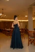 Vestido Decote Lateral X da Gala Nobre Moda Festa