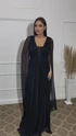 Vestido Três Listras Pequenas com Capa