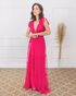 Vestido De Amarrar Três Marias VESTIDO LONGO Gala Nobre Moda Festa PINK P