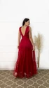 Vestido De Amarrar Três Marias VESTIDO LONGO Gala Nobre Moda Festa
