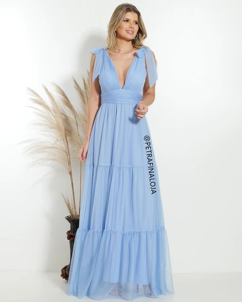 Vestido de Amarrar Três Marias da Gala Nobre Moda Festa