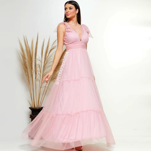 Vestido de Amarrar Três Marias da Gala Nobre Moda Festa - ROSE