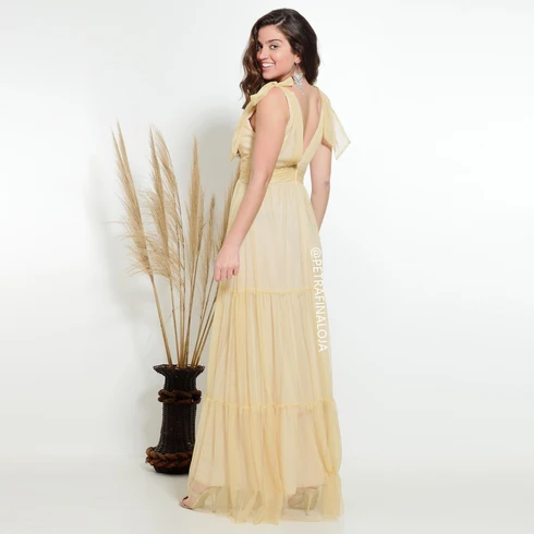 Vestido de Amarrar Três Marias da Gala Nobre Moda Festa
