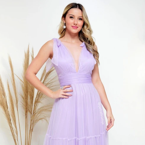 Vestido de Amarrar Três Marias da Gala Nobre Moda Festa