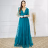 Vestido de Amarrar Três Marias da Gala Nobre Moda Festa - VERDE ESMERALDA