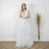 Vestido de Amarrar Três Marias da Gala Nobre Moda Festa - BRANCO