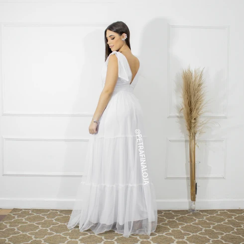 Vestido de Amarrar Três Marias da Gala Nobre Moda Festa